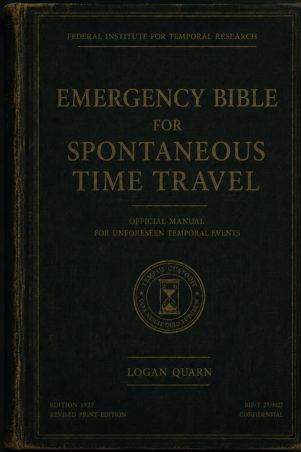 Cover Emergency Bible for Spontaneous Time Travel