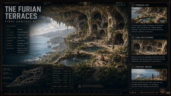 Furian Terraces – Coastal Sanctuary wallpaper